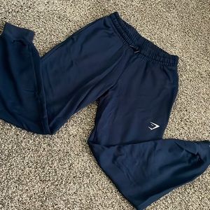 Gymshark High Waisted Navy Blue XS Sweatpants - Excellent Condition